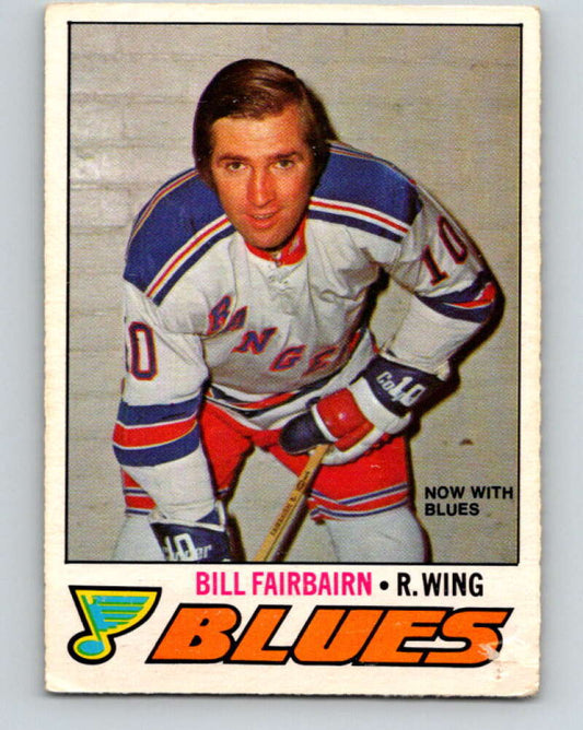 1977-78 O-Pee-Chee #303 Bill Fairbairn  St. Louis Blues  V15098