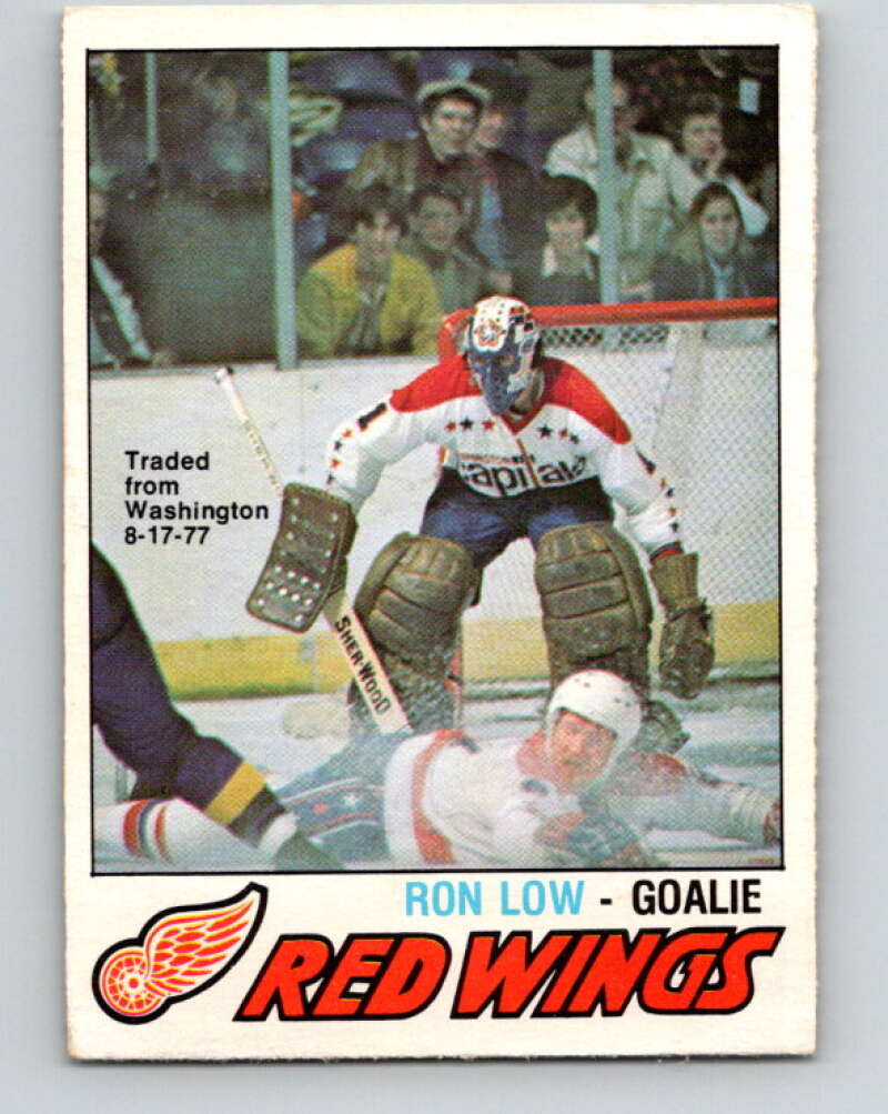 1977-78 O-Pee-Chee #305 Ron Low  Detroit Red Wings  V15103