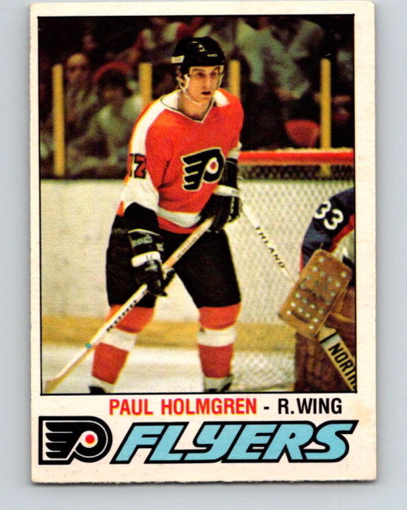 1977-78 O-Pee-Chee #307 Paul Holmgren  RC Rookie Philadelphia Flyers  V15111