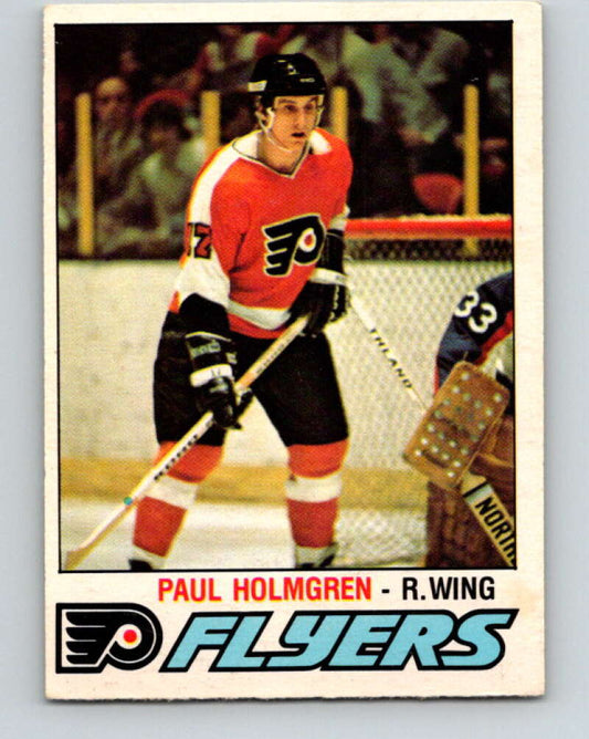 1977-78 O-Pee-Chee #307 Paul Holmgren  RC Rookie Philadelphia Flyers  V15111