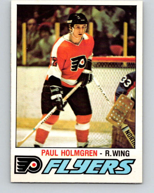 1977-78 O-Pee-Chee #307 Paul Holmgren  RC Rookie Philadelphia Flyers  V15114