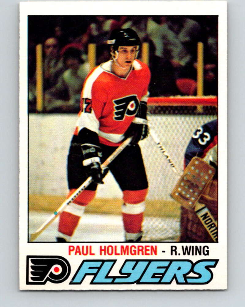 1977-78 O-Pee-Chee #307 Paul Holmgren  RC Rookie Philadelphia Flyers  V15118