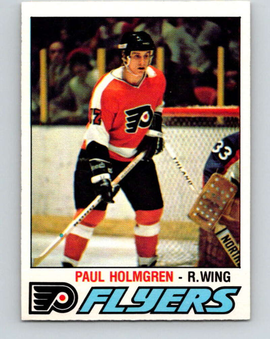 1977-78 O-Pee-Chee #307 Paul Holmgren  RC Rookie Philadelphia Flyers  V15118