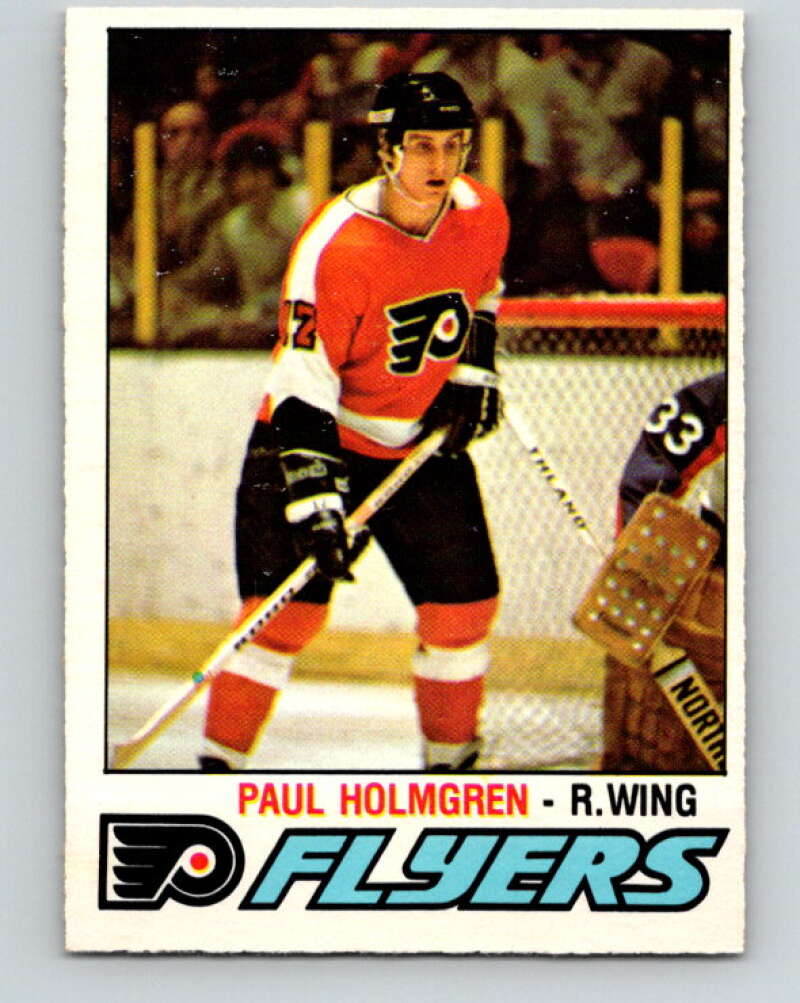 1977-78 O-Pee-Chee #307 Paul Holmgren  RC Rookie Philadelphia Flyers  V15120