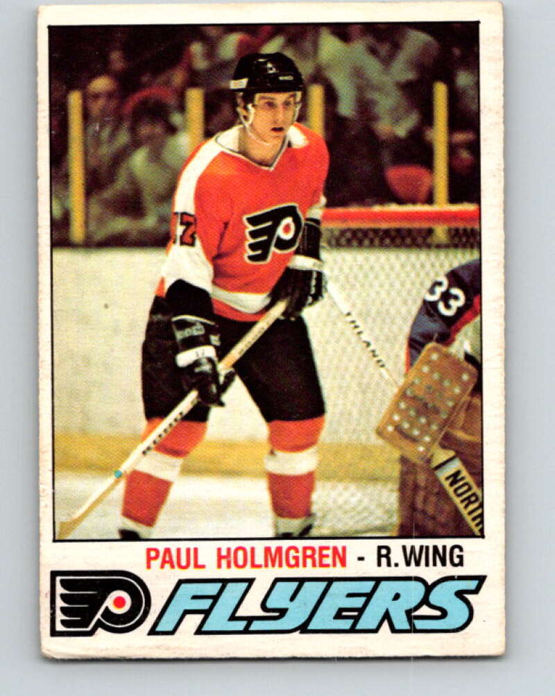 1977-78 O-Pee-Chee #307 Paul Holmgren  RC Rookie Philadelphia Flyers  V15121