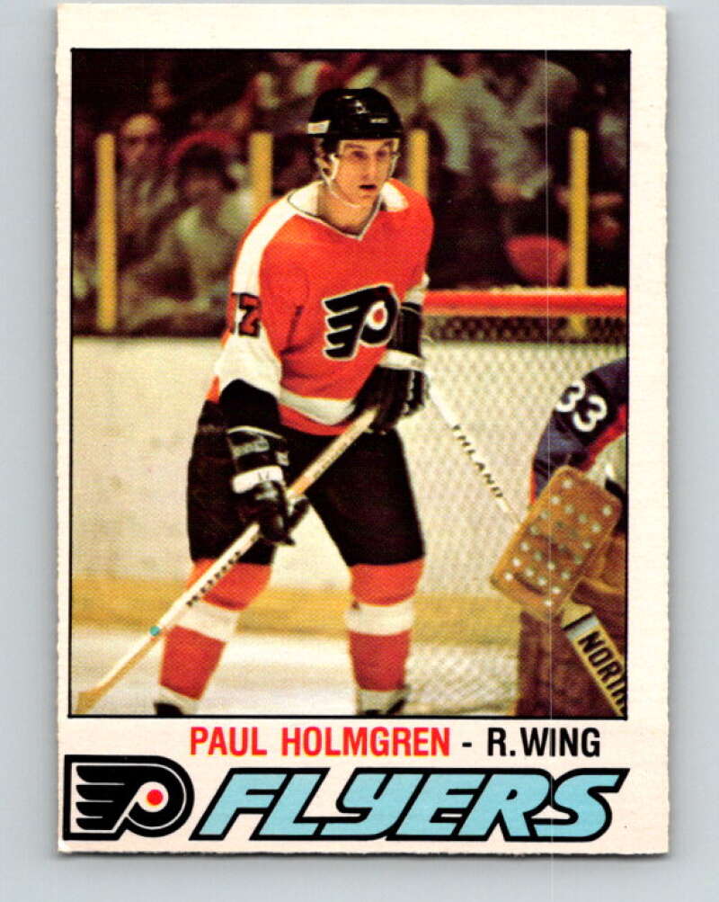 1977-78 O-Pee-Chee #307 Paul Holmgren  RC Rookie Philadelphia Flyers  V15122