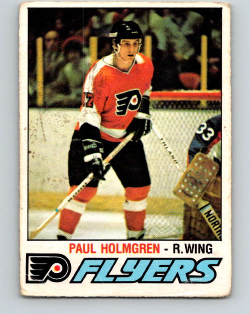 1977-78 O-Pee-Chee #307 Paul Holmgren  RC Rookie Philadelphia Flyers  V15123