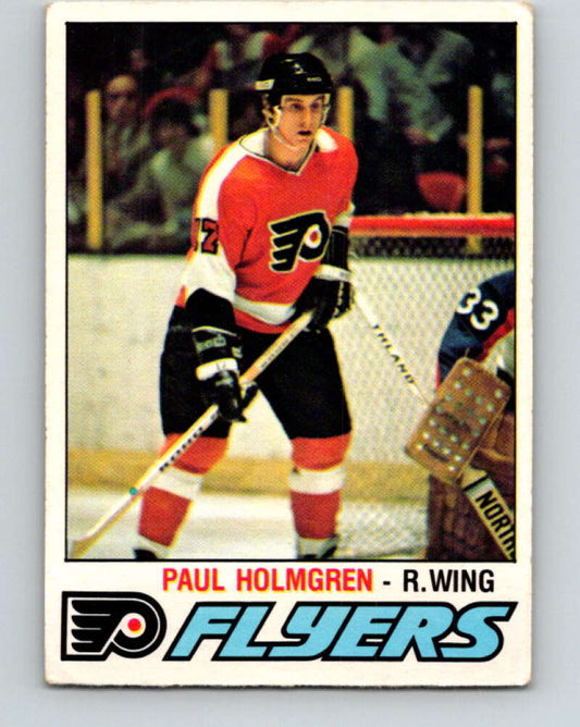 1977-78 O-Pee-Chee #307 Paul Holmgren  RC Rookie Philadelphia Flyers  V15124