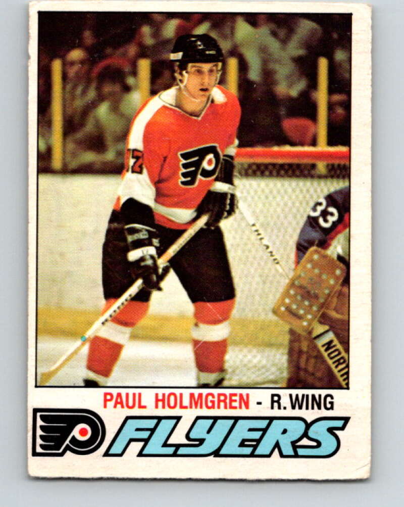 1977-78 O-Pee-Chee #307 Paul Holmgren  RC Rookie Philadelphia Flyers  V15126