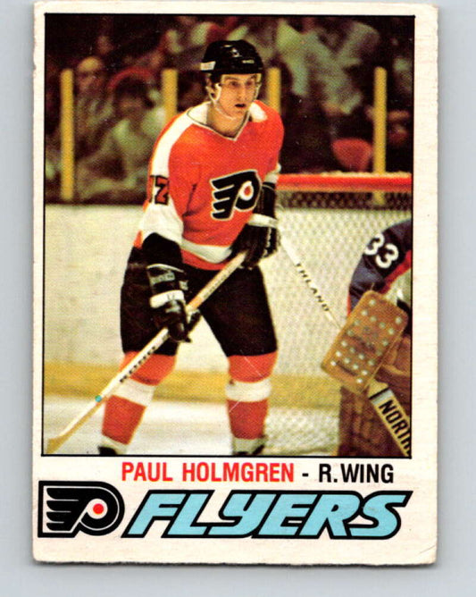 1977-78 O-Pee-Chee #307 Paul Holmgren  RC Rookie Philadelphia Flyers  V15126