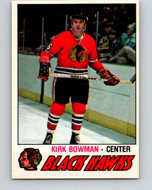1977-78 O-Pee-Chee #309 Kirk Bowman  RC Rookie Chicago Blackhawks  V15139