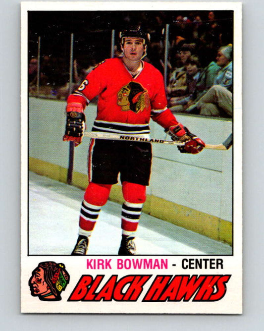1977-78 O-Pee-Chee #309 Kirk Bowman  RC Rookie Chicago Blackhawks  V15140