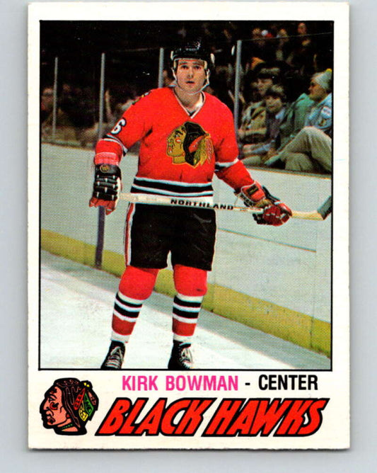 1977-78 O-Pee-Chee #309 Kirk Bowman  RC Rookie Chicago Blackhawks  V15141