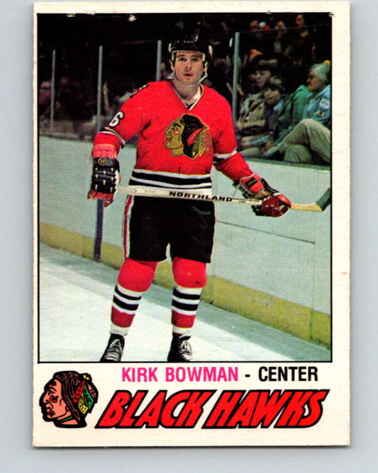 1977-78 O-Pee-Chee #309 Kirk Bowman  RC Rookie Chicago Blackhawks  V15143