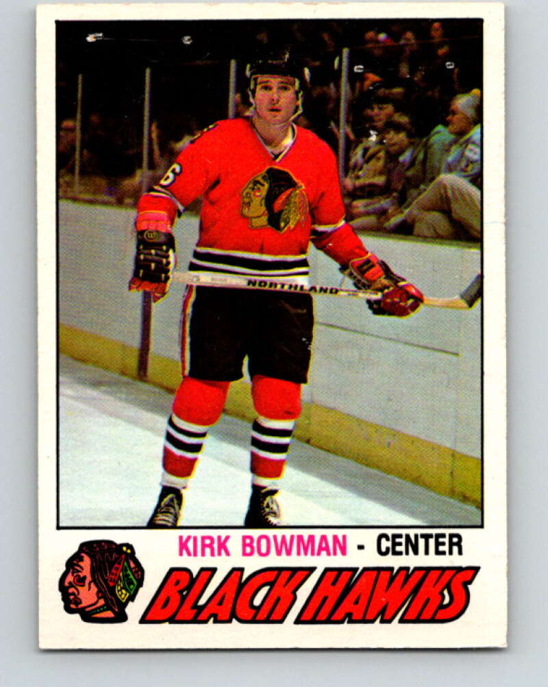 1977-78 O-Pee-Chee #309 Kirk Bowman  RC Rookie Chicago Blackhawks  V15144