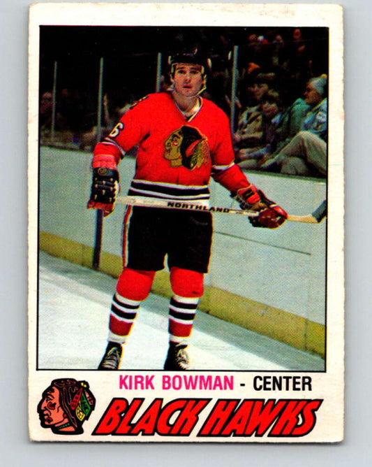 1977-78 O-Pee-Chee #309 Kirk Bowman  RC Rookie Chicago Blackhawks  V15146