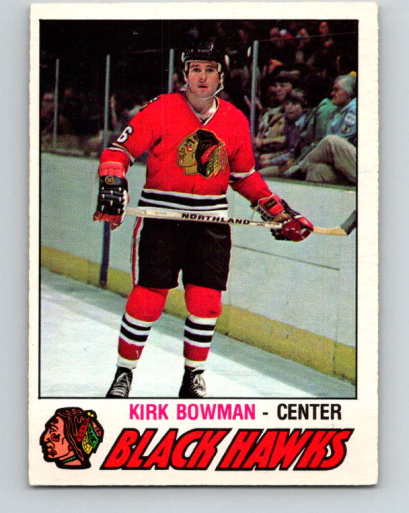 1977-78 O-Pee-Chee #309 Kirk Bowman  RC Rookie Chicago Blackhawks  V15151