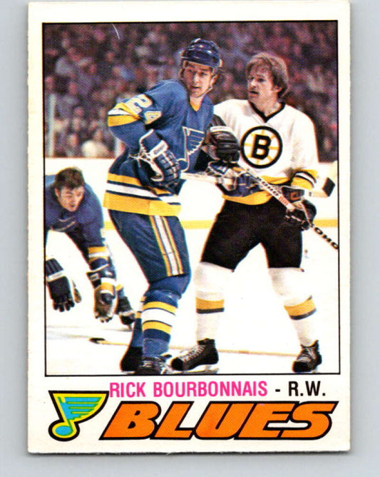 1977-78 O-Pee-Chee #312 Rick Bourbonnais UER  RC Rookie Blues  V15167