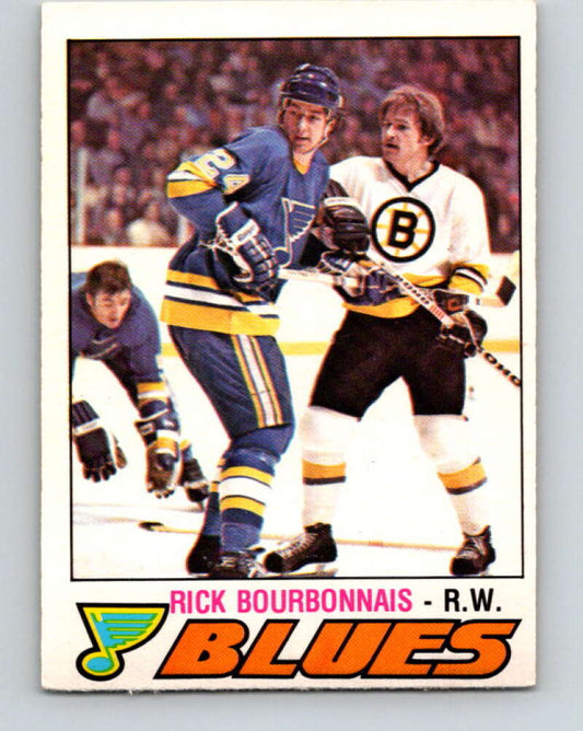 1977-78 O-Pee-Chee #312 Rick Bourbonnais UER  RC Rookie Blues  V15168