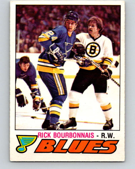 1977-78 O-Pee-Chee #312 Rick Bourbonnais UER  RC Rookie Blues  V15174