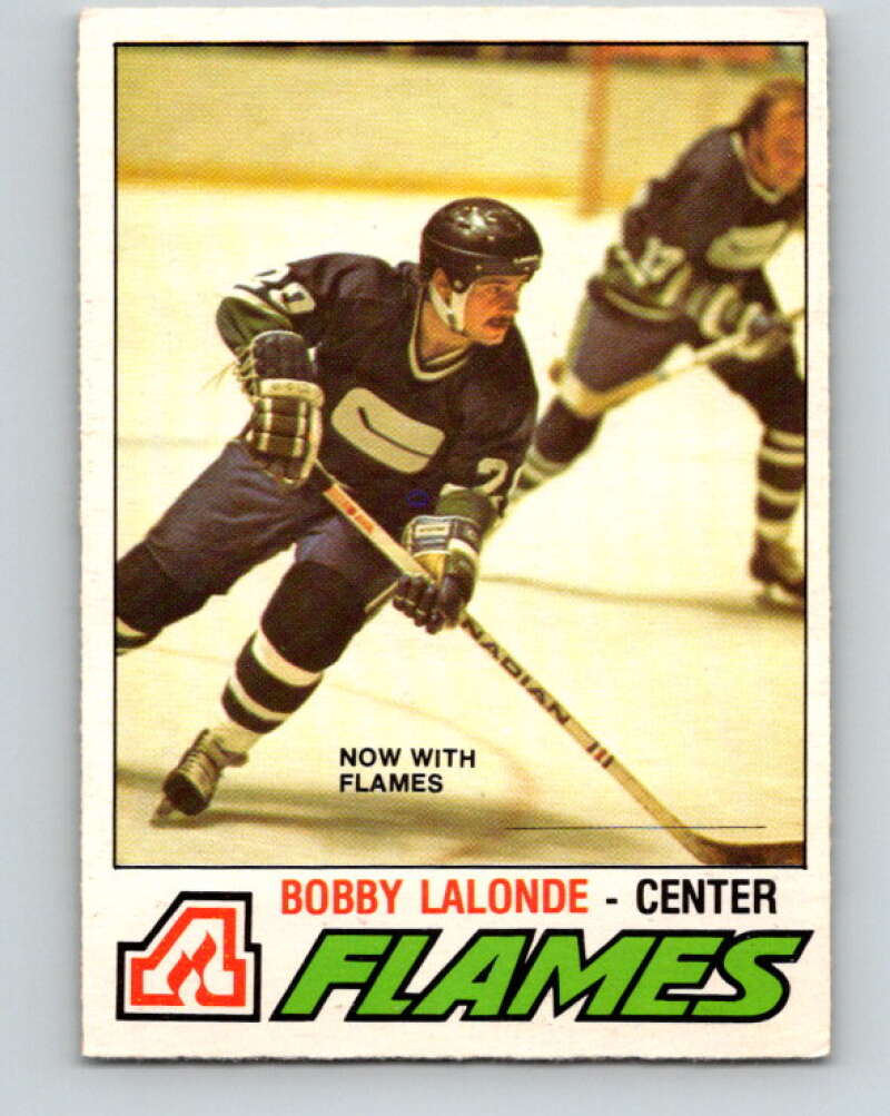 1977-78 O-Pee-Chee #313 Bobby Lalonde  Atlanta Flames  V15177