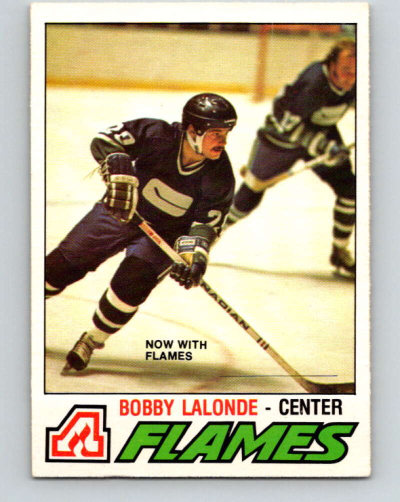 1977-78 O-Pee-Chee #313 Bobby Lalonde  Atlanta Flames  V15178