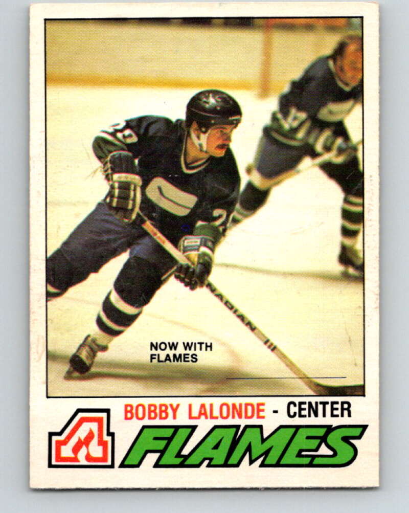 1977-78 O-Pee-Chee #313 Bobby Lalonde  Atlanta Flames  V15179