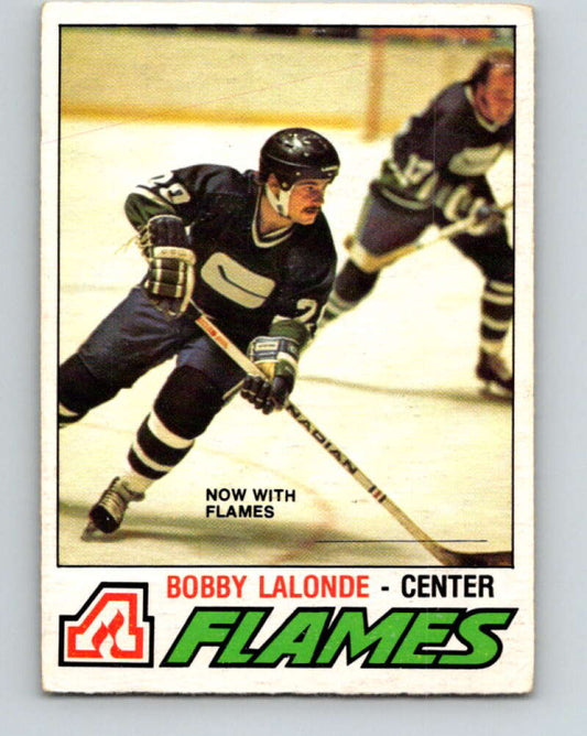 1977-78 O-Pee-Chee #313 Bobby Lalonde  Atlanta Flames  V15181