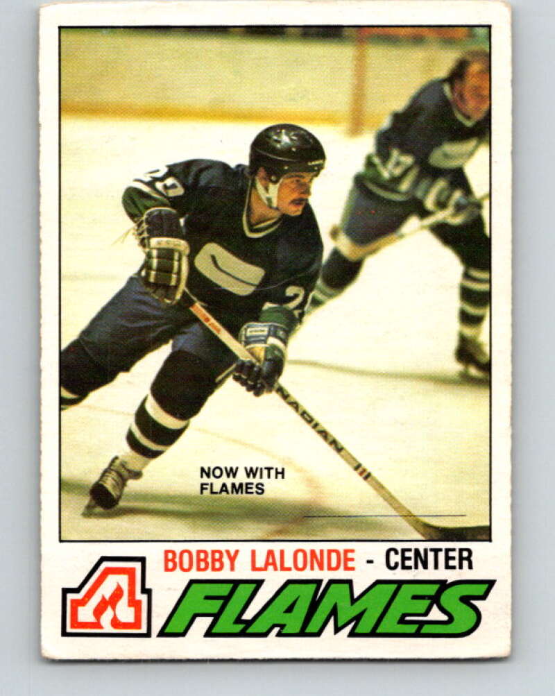 1977-78 O-Pee-Chee #313 Bobby Lalonde  Atlanta Flames  V15182