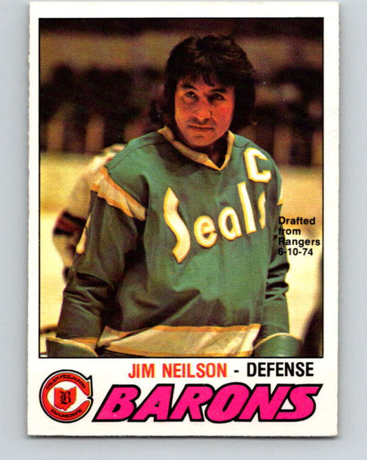 1977-78 O-Pee-Chee #317 Jim Neilson  Cleveland Barons  V15215