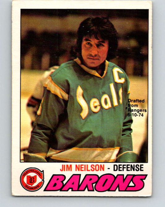 1977-78 O-Pee-Chee #317 Jim Neilson  Cleveland Barons  V15221