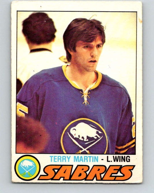 1977-78 O-Pee-Chee #318 Terry Martin  RC Rookie Buffalo Sabres  V15224