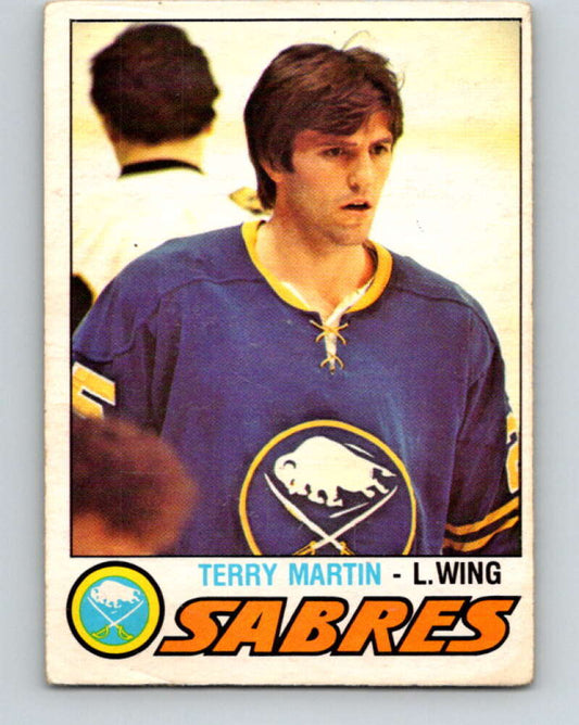 1977-78 O-Pee-Chee #318 Terry Martin  RC Rookie Buffalo Sabres  V15226