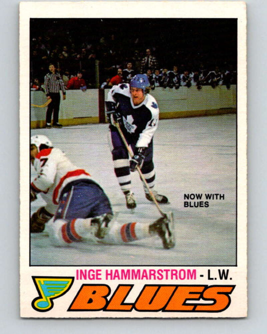 1977-78 O-Pee-Chee #320 Inge Hammarstrom  St. Louis Blues  V15240