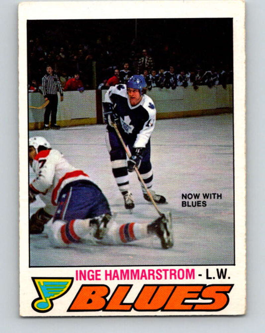 1977-78 O-Pee-Chee #320 Inge Hammarstrom  St. Louis Blues  V15242