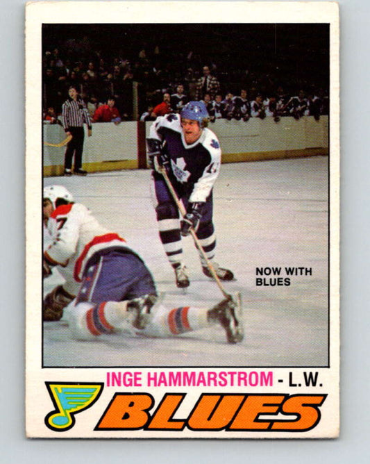 1977-78 O-Pee-Chee #320 Inge Hammarstrom  St. Louis Blues  V15244