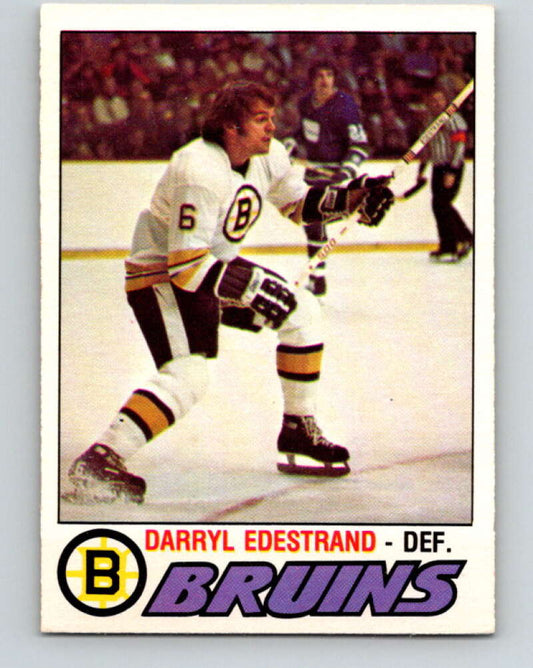 1977-78 O-Pee-Chee #321 Darryl Edestrand  Boston Bruins  V15245