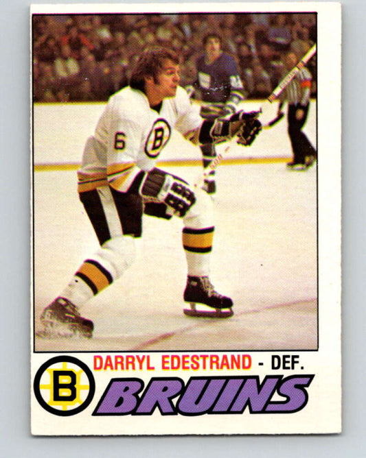 1977-78 O-Pee-Chee #321 Darryl Edestrand  Boston Bruins  V15246