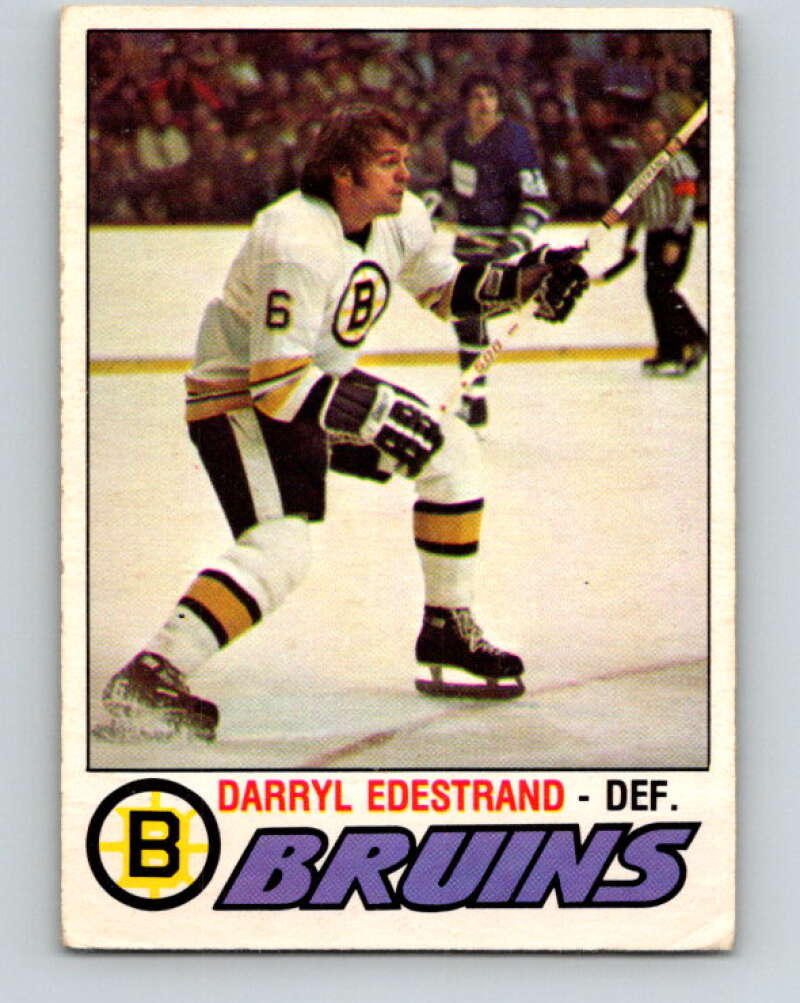 1977-78 O-Pee-Chee #321 Darryl Edestrand  Boston Bruins  V15248