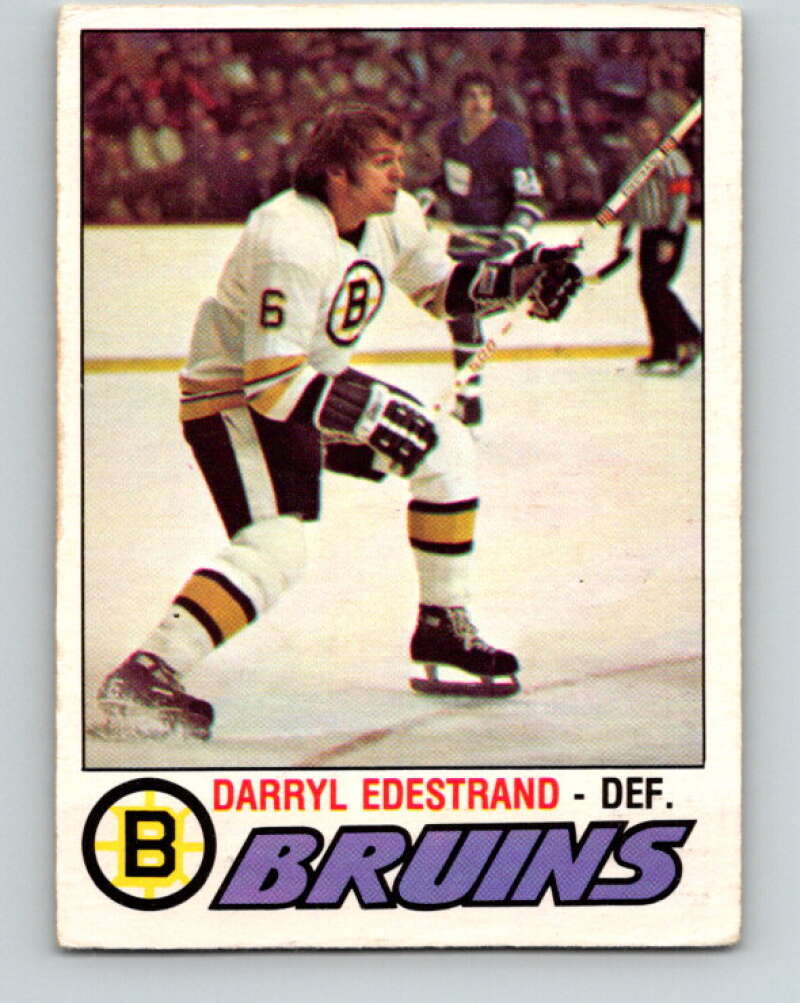 1977-78 O-Pee-Chee #321 Darryl Edestrand  Boston Bruins  V15249