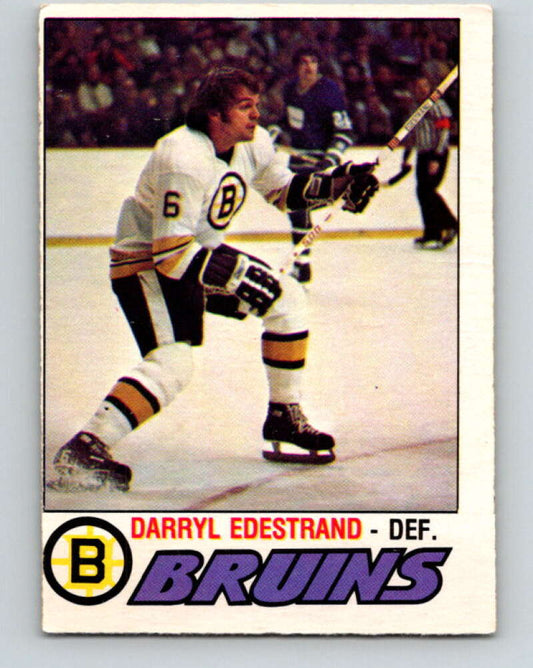 1977-78 O-Pee-Chee #321 Darryl Edestrand  Boston Bruins  V15250