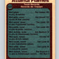 1977-78 O-Pee-Chee #322 Atlanta Flames Records  Atlanta Flames  V15251