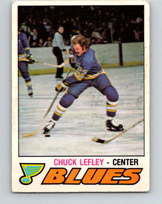 1977-78 O-Pee-Chee #340 Chuck Lefley  St. Louis Blues  V15405