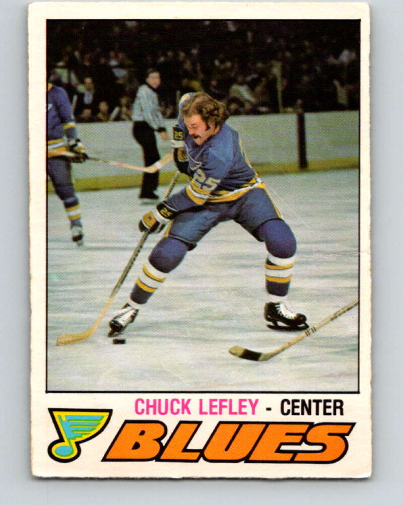 1977-78 O-Pee-Chee #340 Chuck Lefley  St. Louis Blues  V15406