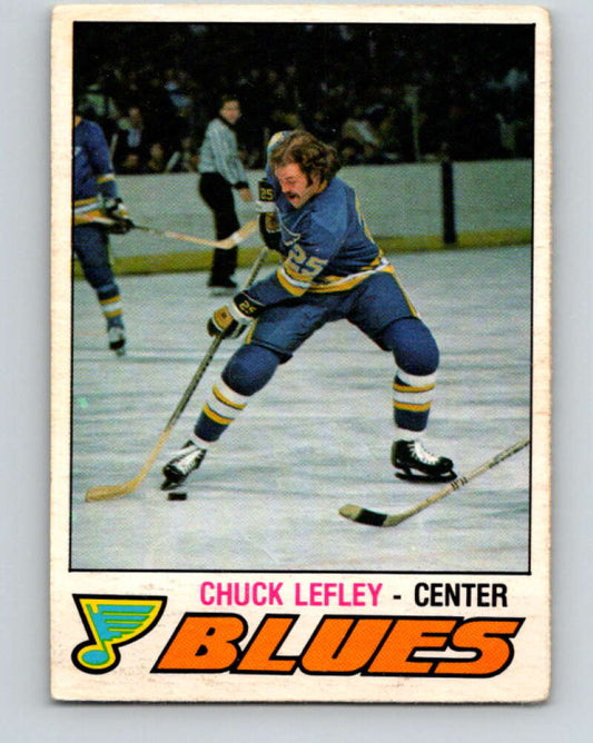 1977-78 O-Pee-Chee #340 Chuck Lefley  St. Louis Blues  V15408