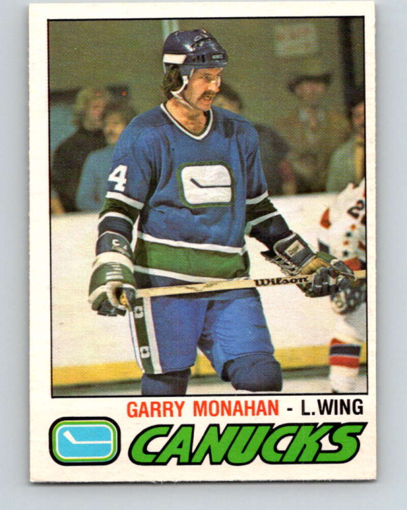 1977-78 O-Pee-Chee #341 Garry Monahan  Vancouver Canucks  V15409