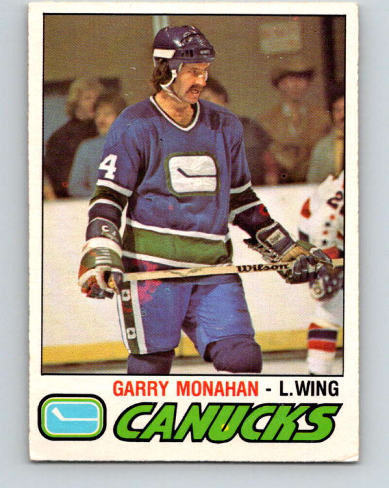 1977-78 O-Pee-Chee #341 Garry Monahan  Vancouver Canucks  V15410