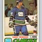 1977-78 O-Pee-Chee #341 Garry Monahan  Vancouver Canucks  V15414
