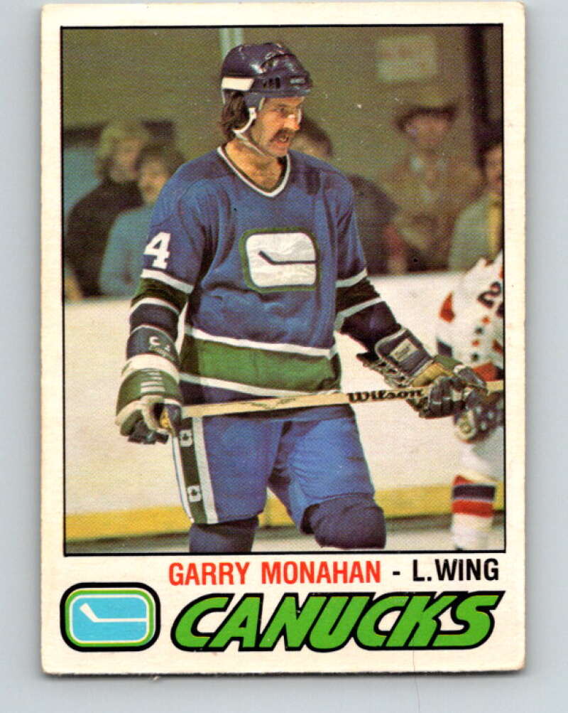 1977-78 O-Pee-Chee #341 Garry Monahan  Vancouver Canucks  V15414