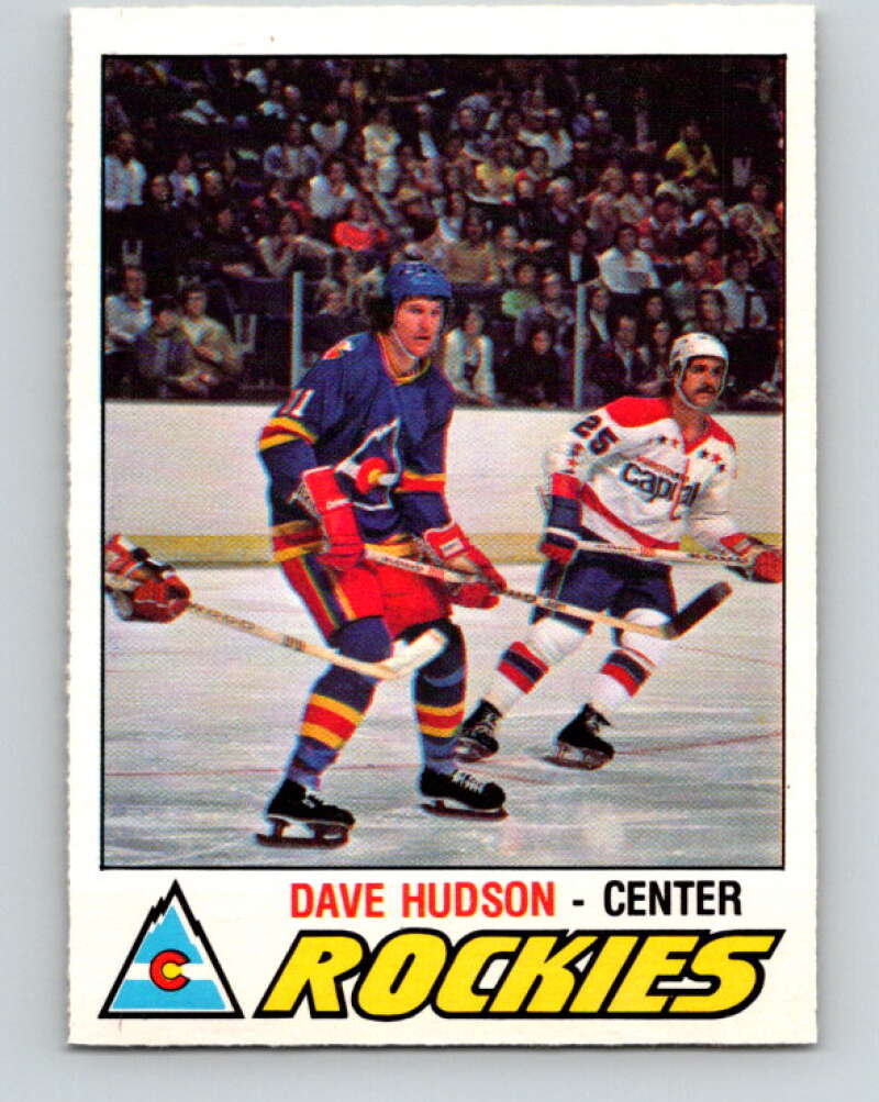 1977-78 O-Pee-Chee #343 Dave Hudson  Colorado Rockies  V15420